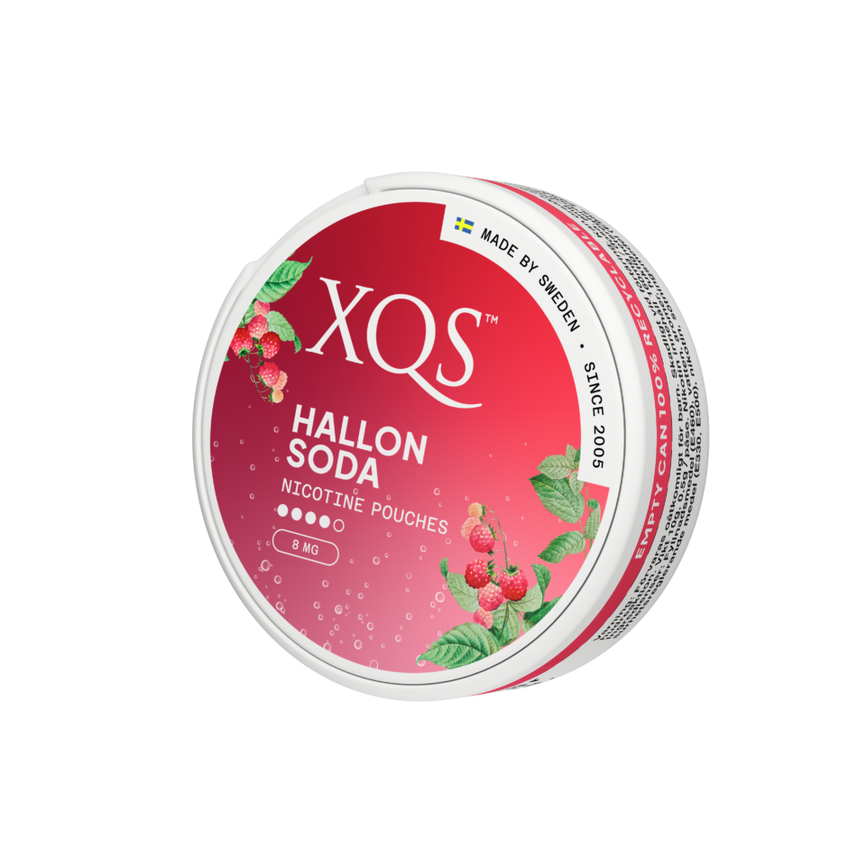 XQS Hallonsoda (Raspberry) Strong