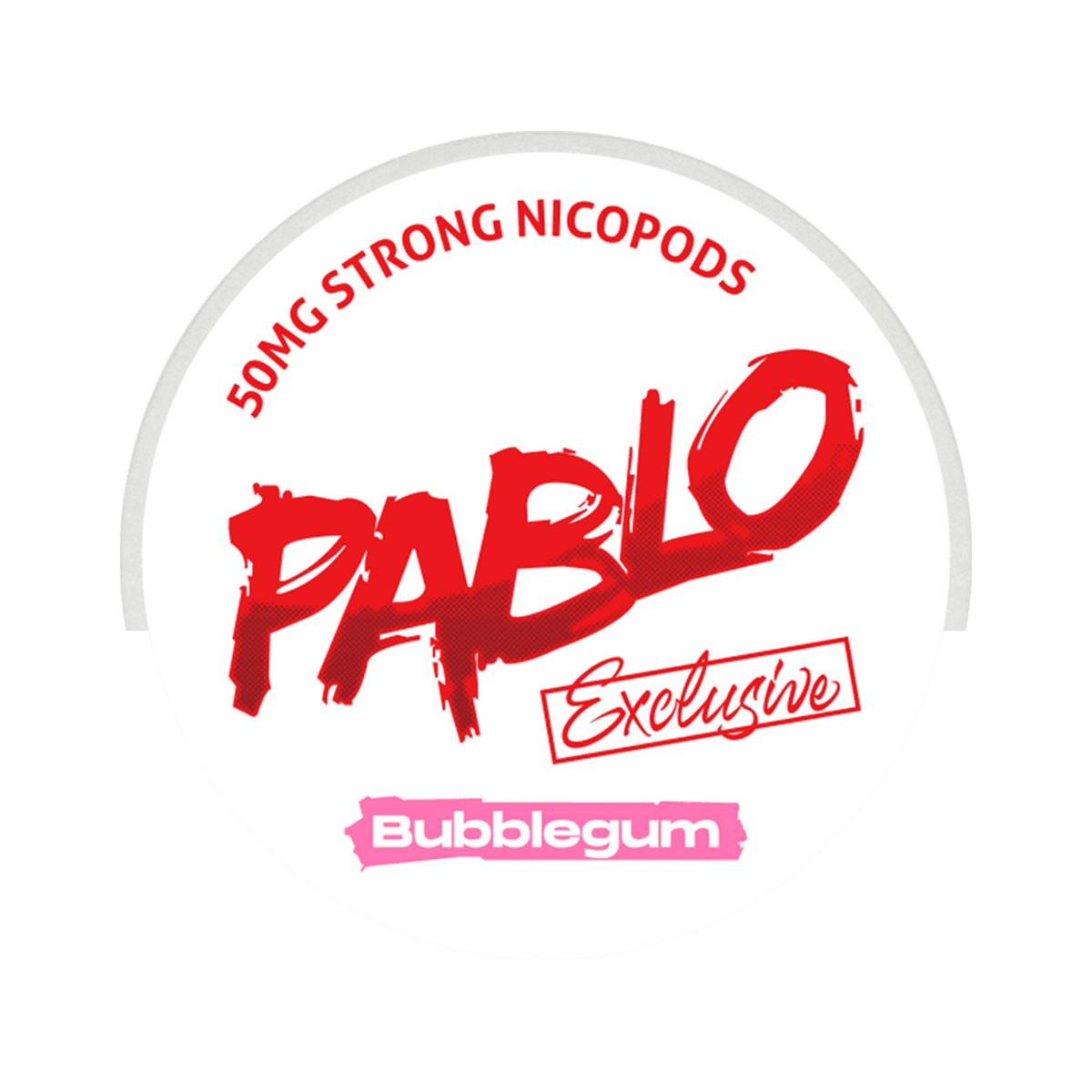 Pablo Exclusive Bubblegum 50mg