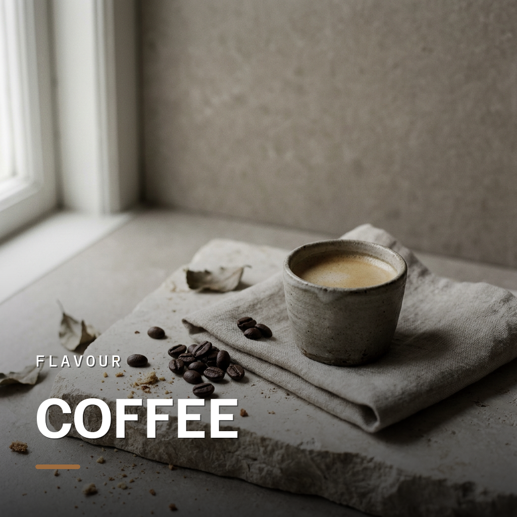 Coffee flavour nicotine pouches
